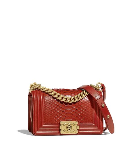 small boy chanel handbag red|BOY CHANEL .